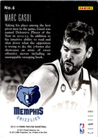 2013 Panini Prestige Prestigious Posts Marc Gasol #6