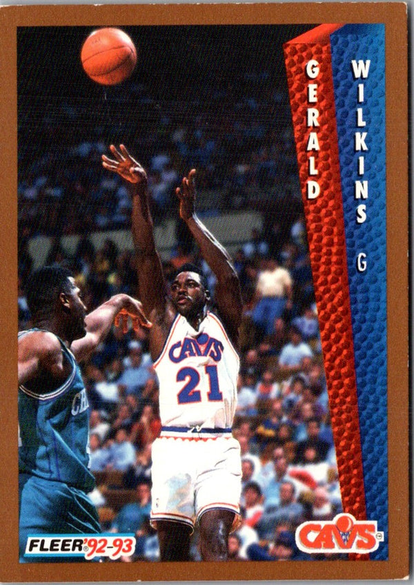 1992 Fleer Gerald Wilkins #320