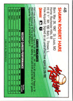 1992 Donruss The Rookies Shawn Hare #48 Rookie