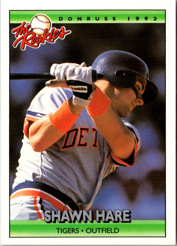 1992 Donruss The Rookies Shawn Hare #48 Rookie