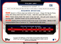 2015 Bowman Draft Picks & Prospects Chrome Tyler Jay #136