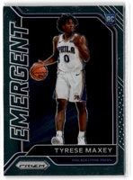 2020 Panini Prizm Emergent Tyrese Maxey #24