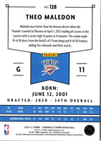2020 Panini Chronicles Theo Maledon #128 Rookie