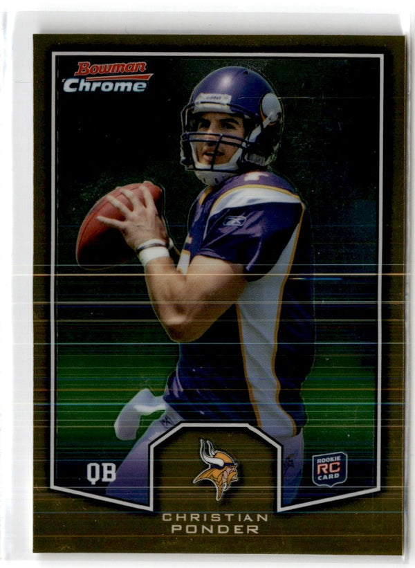 2011 Topps Chrome Bowman Rookies Christian Ponder #BCR-30