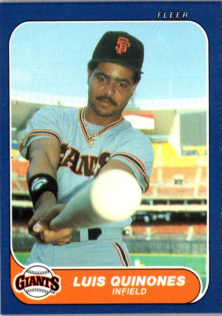 1986 Fleer Update Luis Quinones