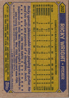 1987 Topps Ricky Wright #202
