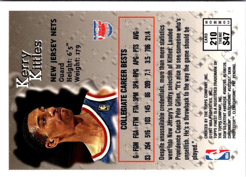 1997 Rookie Kerry Kittles