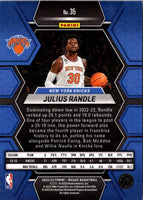 2022 Panini Mosaic Blue Julius Randle #35