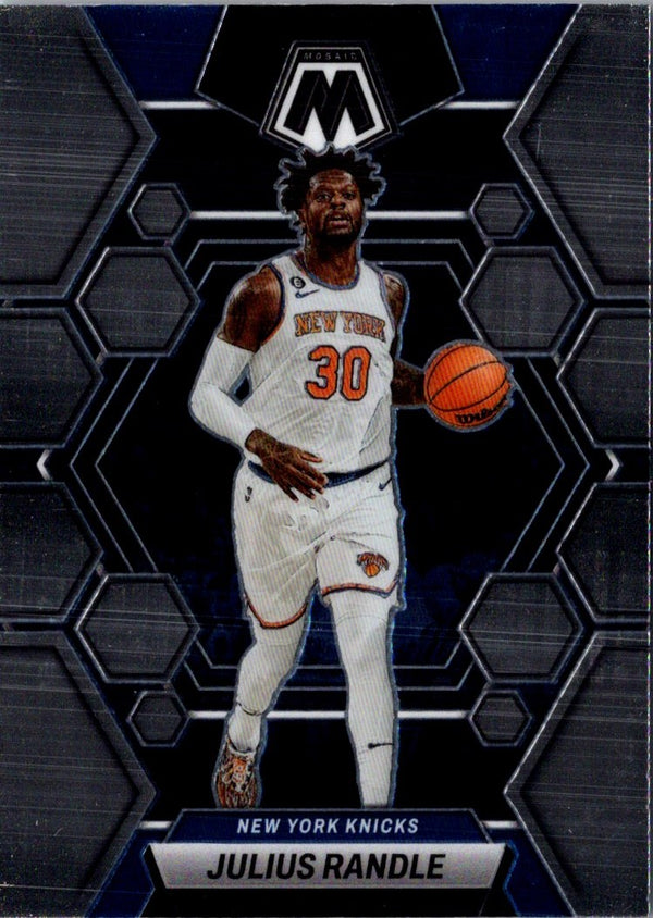 2022 Panini Mosaic Blue Julius Randle #35