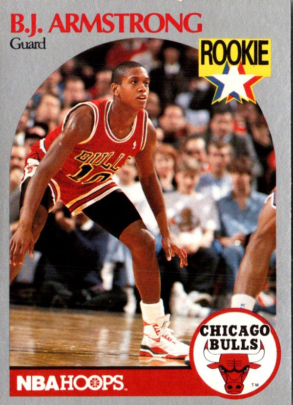 1990 Hoops B.J. Armstrong #60 Rookie