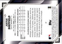 2019 Bowman Platinum Ice Justus Sheffield #47