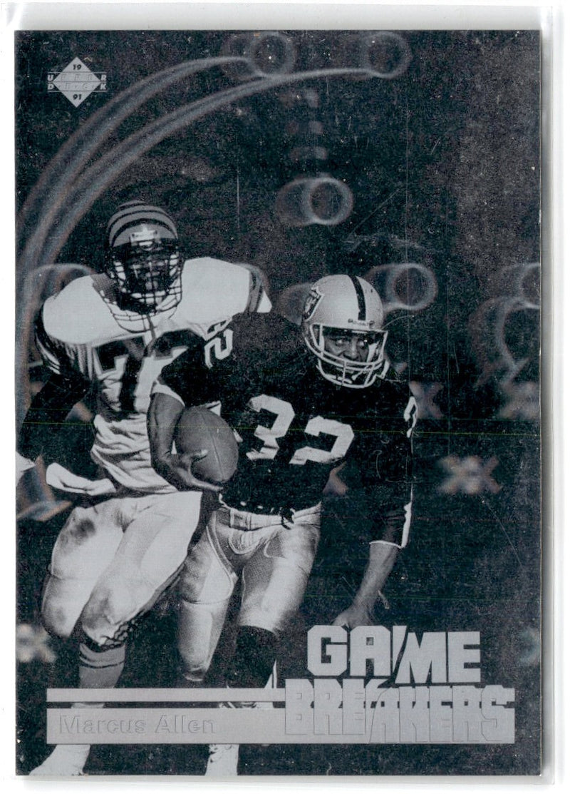 1991 Upper Deck Game Breaker Holograms Marcus Allen