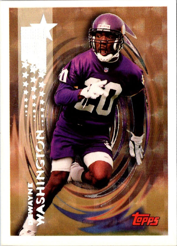 1994 Topps Dewayne Washington #309 Rookie