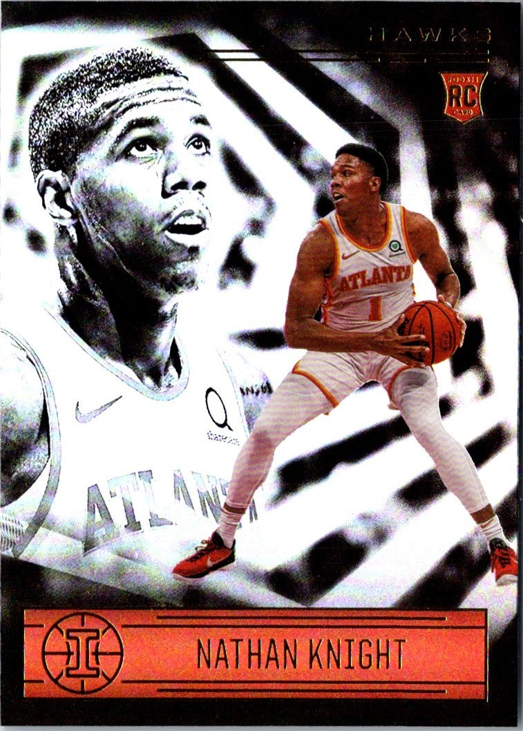 2020 Panini Illusions Orange Nathan Knight