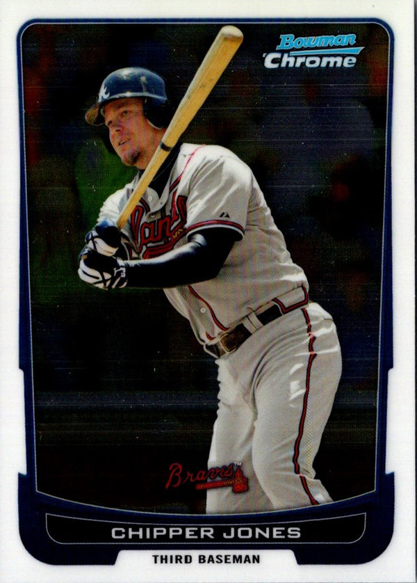 2012 Bowman Chrome Chipper Jones #34