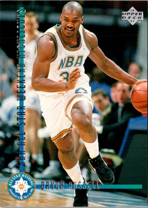 1993 Upper Deck Special Edition Electric Court Bryon Russell #187
