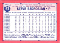 1991 Topps Traded Steve Bedrosian #6T