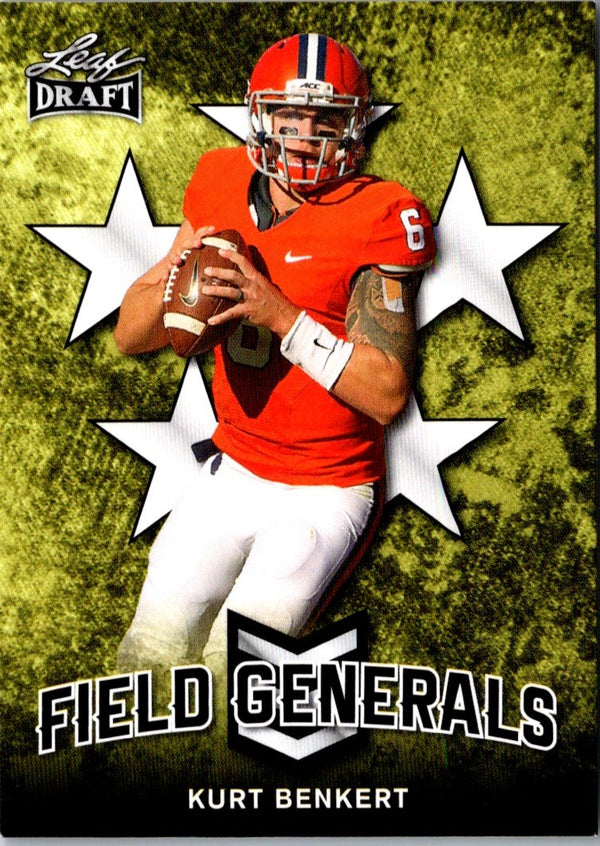 2018 Leaf Draft Field Generals Kurt Benkert #FG-05