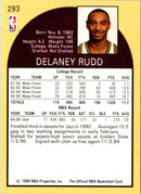 1990 Hoops Team Night Utah Jazz Delaney Rudd