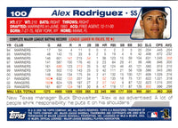 2003 Topps Alex Rodriguez #1