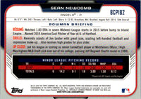 2015 Bowman Chrome Prospects Sean Newcomb #BCP182