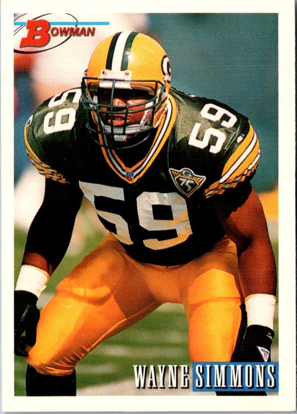 1993 Bowman Wayne Simmons #81 Rookie