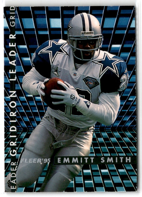 1995 Fleer Gridiron Leaders Emmitt Smith #7