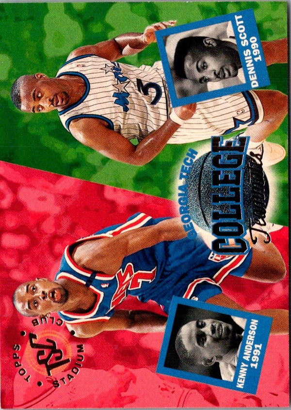 1994 Stadium Club Dennis Scott/Kenny Anderson #108