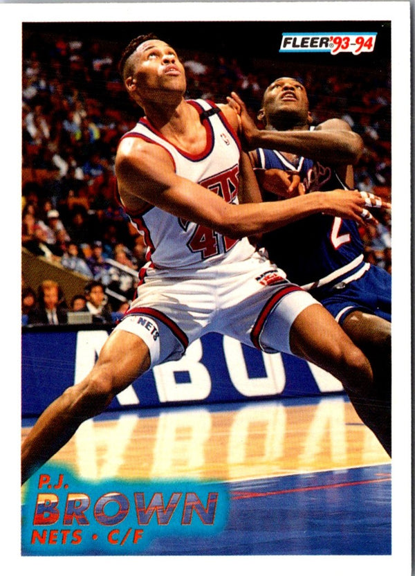 1993 Fleer P.J. Brown #332 Rookie