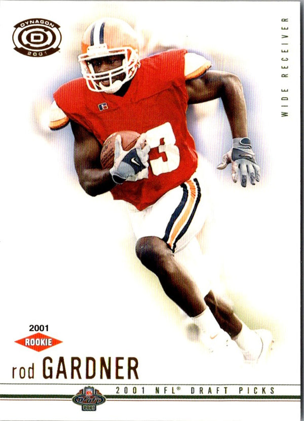 2001 Pacific Dynagon Retail Rod Gardner #114 Rookie