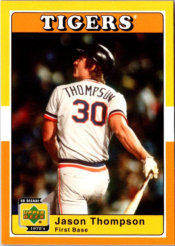 2001 Upper Deck Decade 1970's Jason Thompson #31