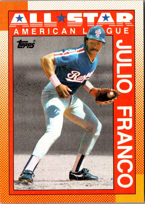 1990 Topps Julio Franco #386