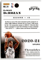 2020 Panini Chronicles DeMar DeRozan #24