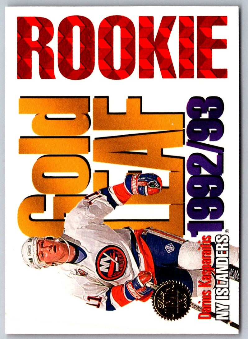 1993 Leaf Gold Rookie Darius Kasparaitis