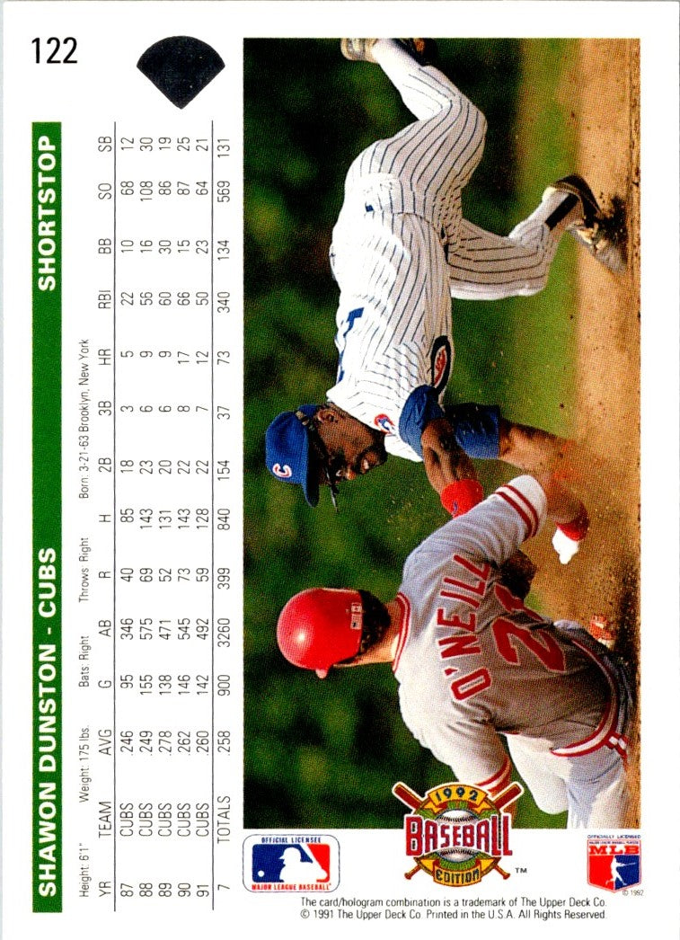 1992 Upper Deck Shawon Dunston