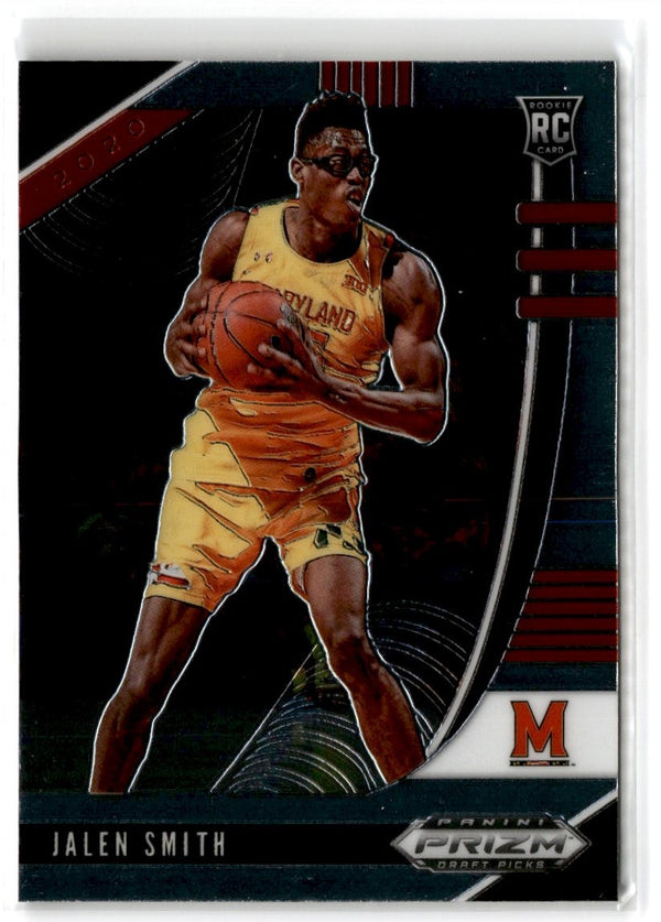 2020 Panini Prizm Draft Picks Collegiate Jalen Smith #70