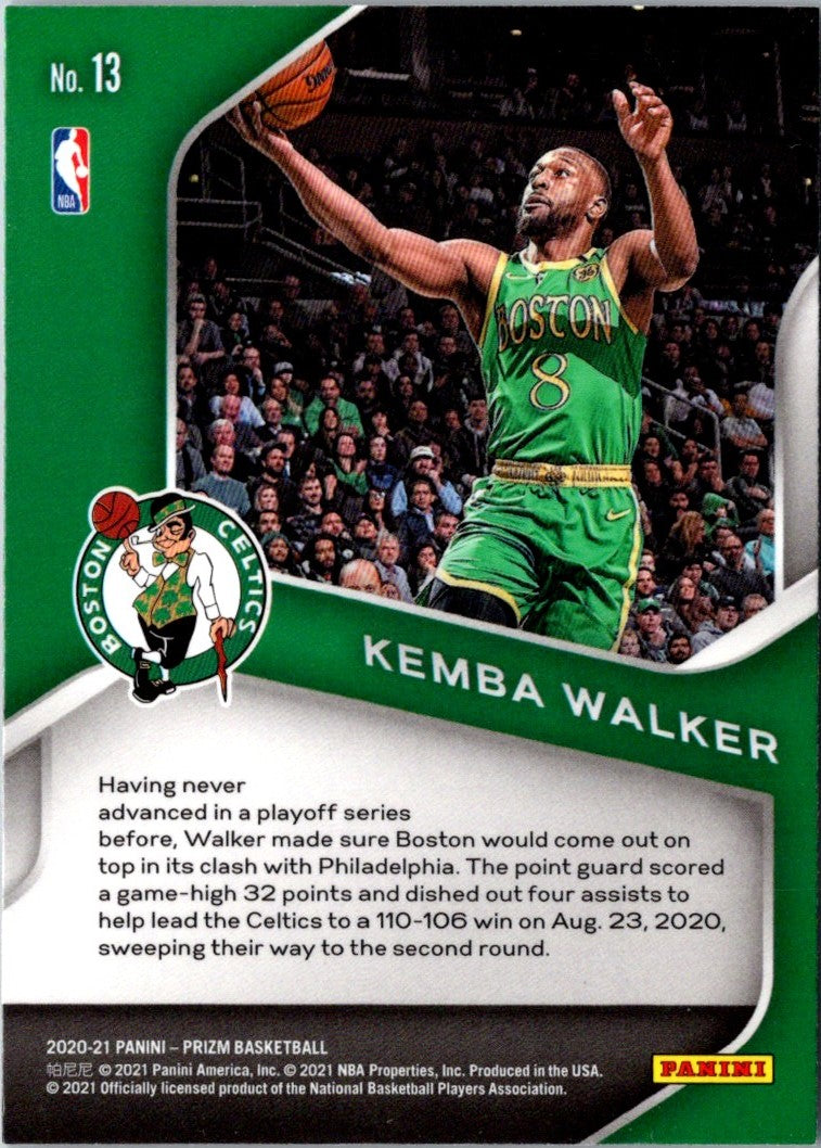 2021 Panini National Treasures Colossal Logoman Kemba Walker