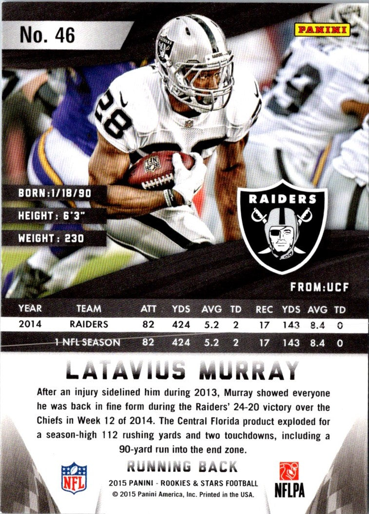 2015 Panini Rookies & Stars Latavius Murray