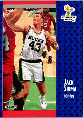 1991 Fleer Jack Sikma #120