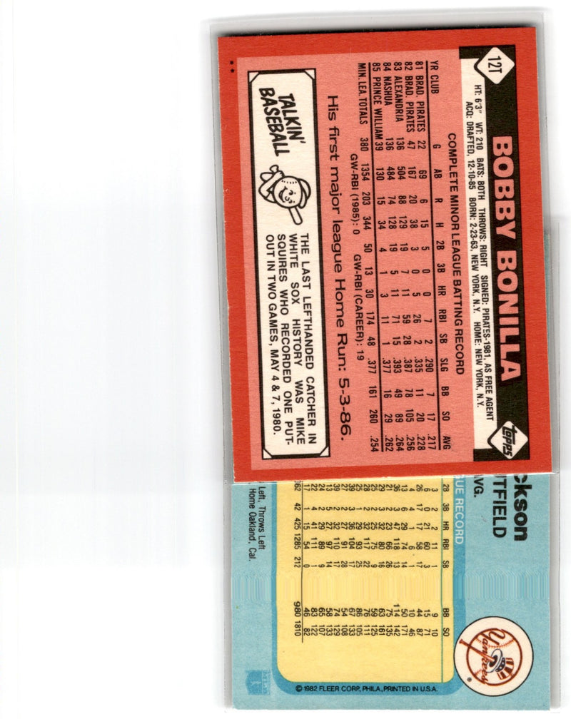 1981 Topps Coca-Cola New York Yankees Promo Reggie Jackson