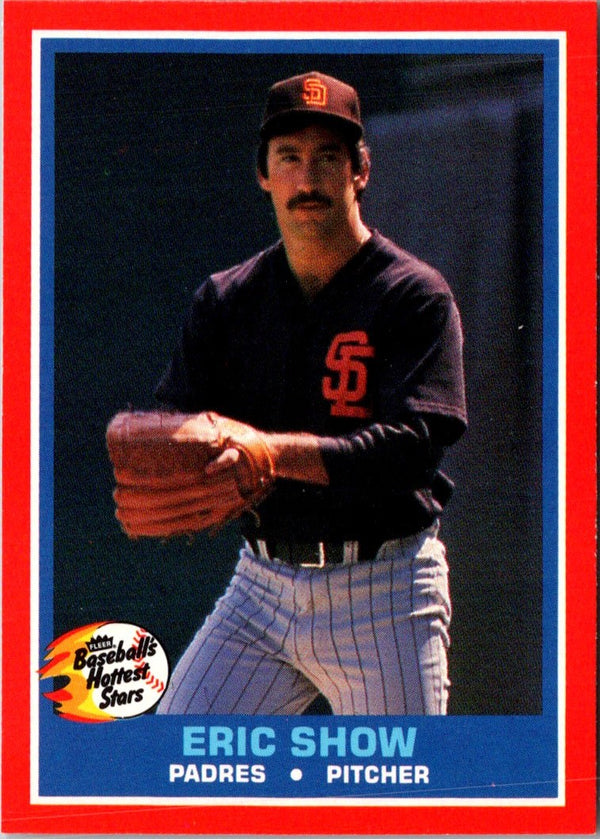 1987 Fleer Hottest Stars Eric Show #37