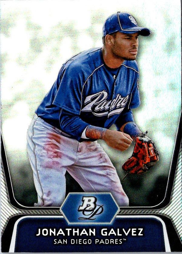 2012 Bowman Platinum Prospects Jonathan Galvez #BPP58