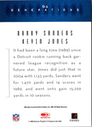 2005 Donruss Throwback Threads Generations Barry Sanders/Kevin Jones