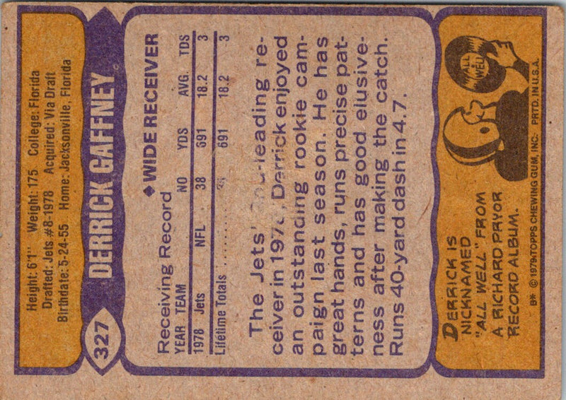 1979 Topps Derrick Gaffney