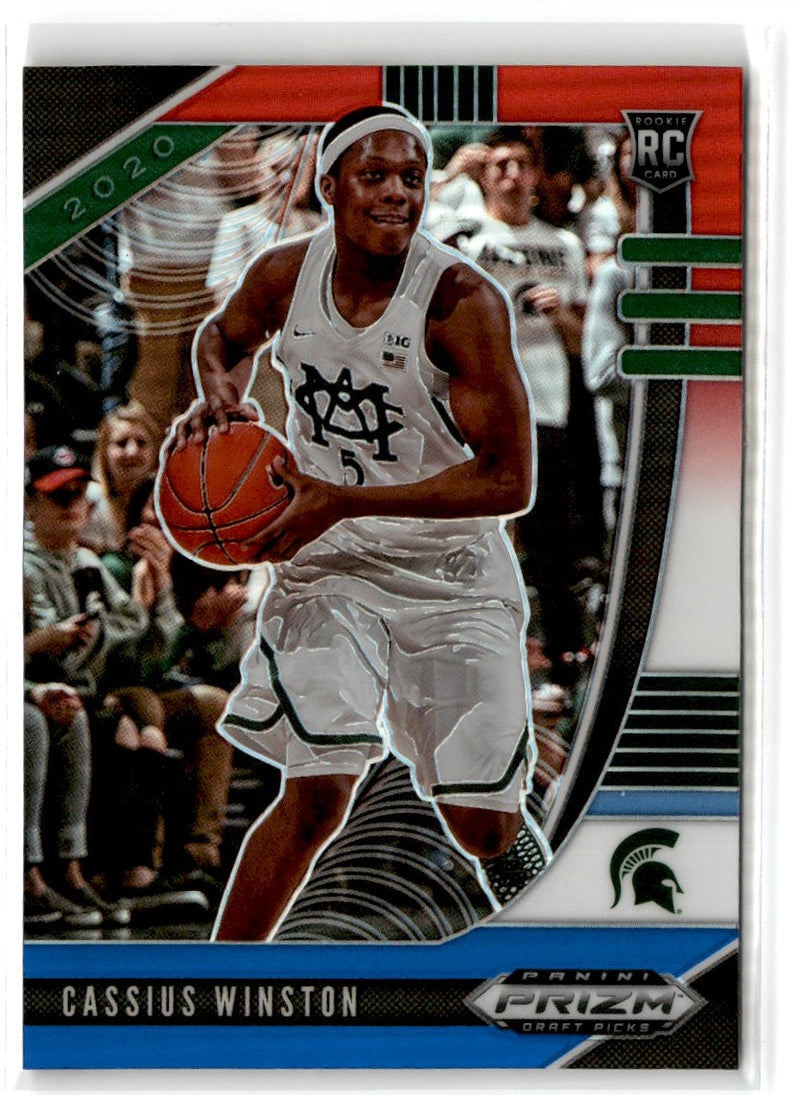 2020 Panini Prizm Draft Picks Collegiate Red Cassius Winston