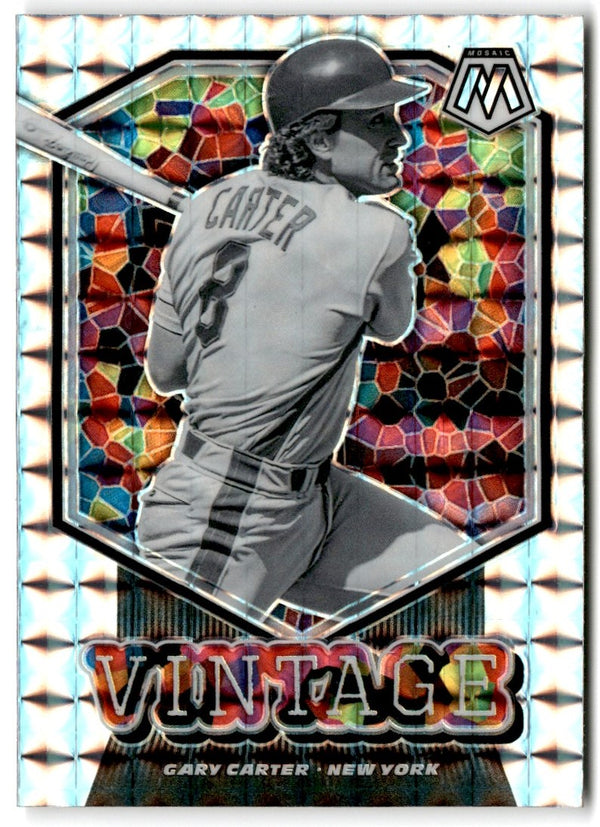 2021 Panini Mosaic Vintage Gary Carter #V3