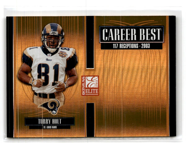 2005 Donruss Elite Career Best Gold Torry Holt #CB-46 233/500