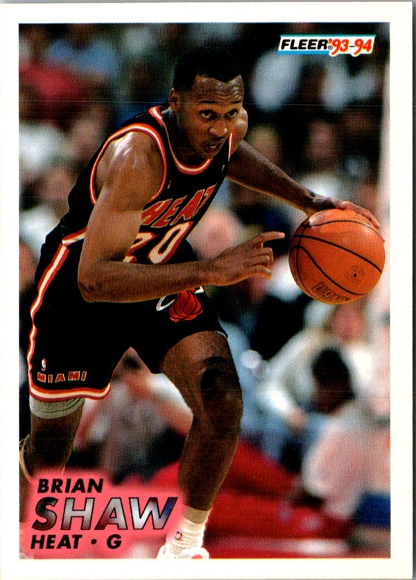 1993 Fleer Brian Shaw #112