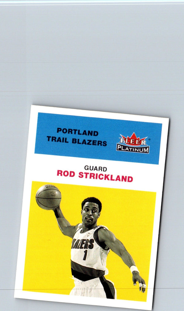 2001 Fleer Platinum Rod Strickland #142