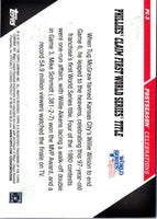 2017 Topps Update Postseason Celebrations Philadelphia Phillies #PC-3